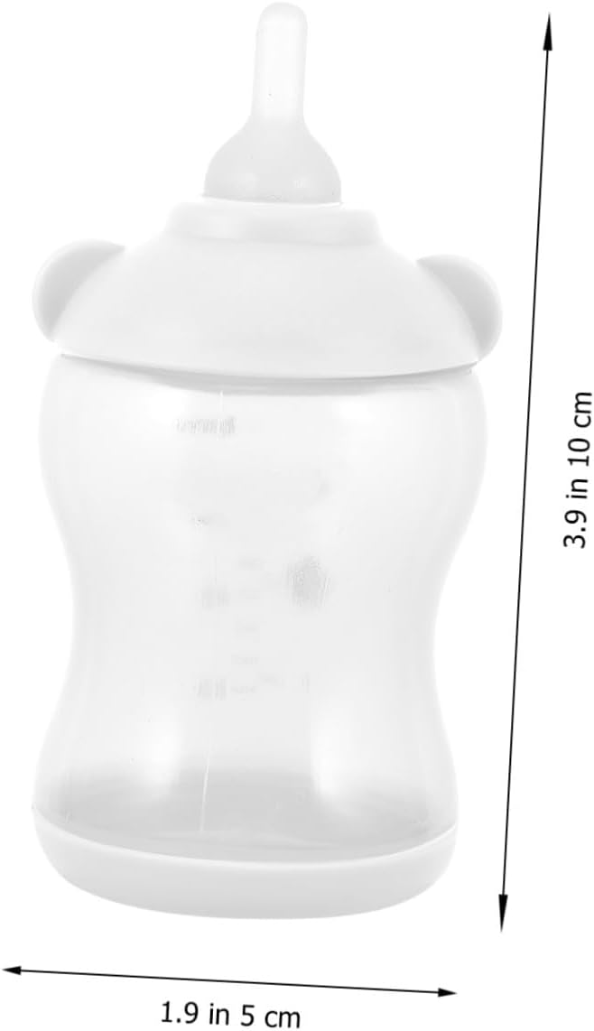 Silicone PET Nursing Bottle for Kittens and Puppies Leak-Proof Milk Feeder 100% Food-Grade Material Portable Feeding Bottle for Small Animals