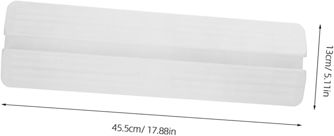 BESPORTBLE 2Pcs Gate Support Feet Slip Floor Transition Strip for Doorway Ramps Durable Guardrail Holder for Stairways Pet Fences Easy Installation White