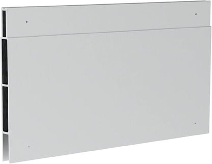 Hakuna Pets Patio Pet Door 3.9” Height Extension, Fits Screen Insert Panel for Small Doors, Silver