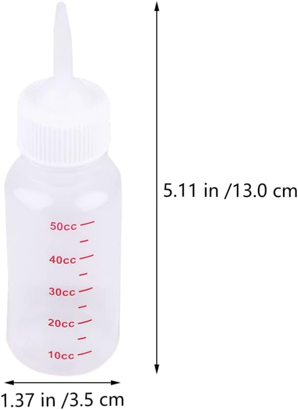 Pet Dog Feeding Bottle: 8Pcs Cat Puppy Small Pets Milk Feeders Medicine Feeding Containers Mini Small Animals Feeding Tools