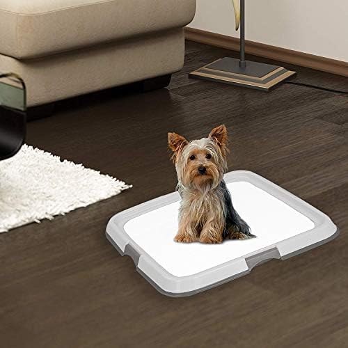PAWISE Dog Training Pee Pad Holder Tray, Indoor Puppy Potty Pee Pad Floor Tray Dog Toilet, 24''X24', Large