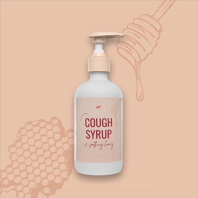 Lanana Creek Farms® Dog Cough Syrup with Honey, 240ml/7.7oz, Pump Dispenser | Cough, Throat Irritation, Respiratory Discomfort Relief | Easy to Administer | Vet Approved | Made in the USA