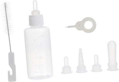 BESPORTBLE 6sets Pet Nursing Bottle Milk Feeding Bottles for Pets Safe Material Portable Design for Cats and Dogs Easy Scale for Precise Feeding