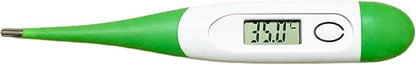 Digital Thermometer for Pets - Soft Head Veterinary Thermometer for Dogs and Cats(Green)