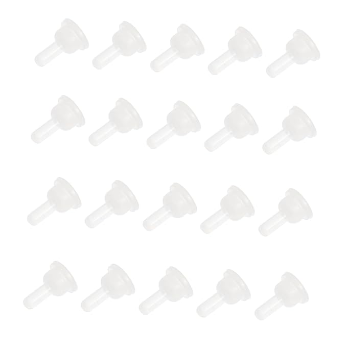 ibasenice 40Pcs Safe Silicone Pet Feeder Nipples Replacement Pacifiers for Kittens Puppies Rabbits and Animals Healthy Feeding Supplies for Pet Milk Bottles