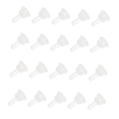 ibasenice 40Pcs Safe Silicone Pet Feeder Nipples Replacement Pacifiers for Kittens Puppies Rabbits and Animals Healthy Feeding Supplies for Pet Milk Bottles
