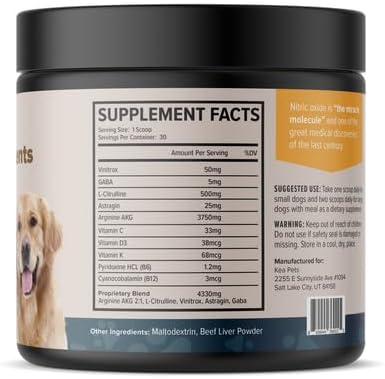 Doggie Condiments Pet Respiratory Support A Natural Dog Supplement for Optimal Dog Breathing, Clear Sinuses, Coughing, Sneezing and Congestion Relief for Dogs