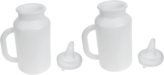 Toyvian 2pcs Calf Milk Bottle Kitten Milk Replacer Portable Pet Feeding Bottle