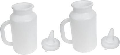 Toyvian 2pcs Calf Milk Bottle Kitten Milk Replacer Portable Pet Feeding Bottle