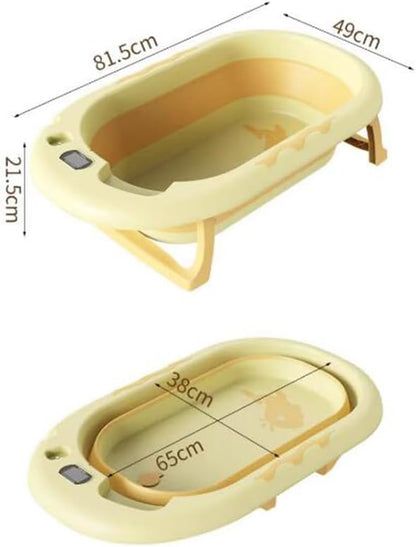 Foldable Dog pet Bathtub,Portable Bathtub for Dogs,Dog Bathtub with Thermometer and Cushion,for Cats and Dogs, Green