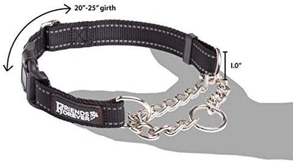 Friends Forever Martingale Dog Collars for Large Dogs - Reflective No Pull Dog Collar for Training Large/Medium Breed Dogs, Large