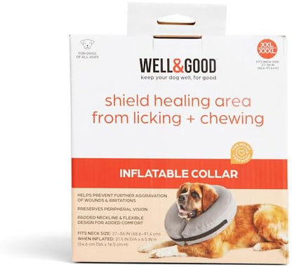 Well & Good Inflatable Collar for Dogs and Cats, 2X-Large/3X-Large