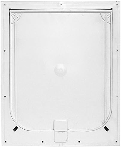 Revival Animal Health Dog Door - Magnador Two-Way Pet Door Mag I Heavy Duty White Large