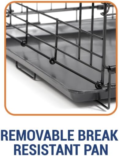 Precision Pet Products One Door Provalue Wire Dog Crate, 30 Inch, For Pets 30-50 lbs, With 5-Point Locking System