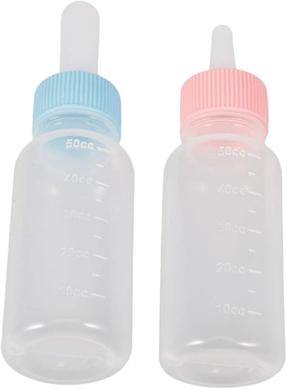 Levemolo 2pcs Kitten Weaning Bottles Goat Milk Feeder for Puppies and Small Animals Convenient Nursing Bottle for Newborn Pets for Pet Care