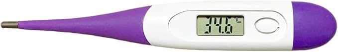 Digital Thermometer for Pets - Soft Head Veterinary Thermometer for Dogs and Cats(Pure)