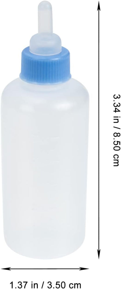 Abaodam 3Pcs Pet Nursing Feeders Cat Milk Bottles for Kittens and Puppies Leak Easy to Use Pet Feeding Supplies for Newborn