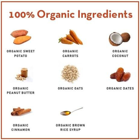 Lord Jameson Savory Sweet Soft & Chewy Organic Dog Treats - Carrot & Sweet Potatoes- Gluten-Free, Preservative-Free, USDA Certified Organic – For All Life Stages - Made in USA 6 oz