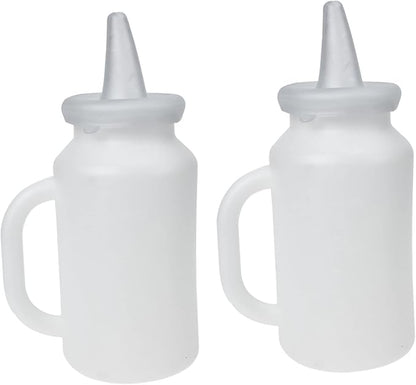 Happyyami 2pcs Calf Feeding Bottle Nursing Feeder for Newborn Livestock Portable and Easy Calves and