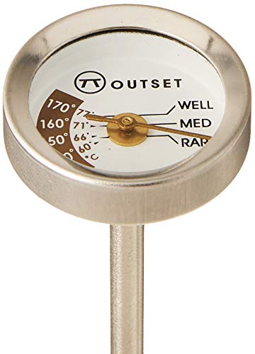 Outset F804 Steak Thermometers, Metallic
