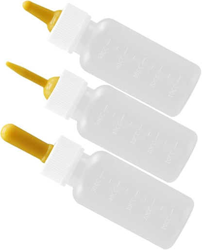 WOONEKY Pet Milk Bottle Set Kitten Puppy Replacement Feeding Bottles Easy Feeding for Small Animals