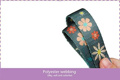 Puppy Dog Collar Floral Print Martingale Collar - No Pull Pet Collar, Heavy Duty Adjustable Dog Collar, Extra Small, Neck 8 Inch -11 Inch, Elegant Flowers (Warm Grey)