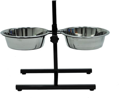 Nobby Dog-foodbar with 2 Bowls, 4.00 Litre, 27 cm