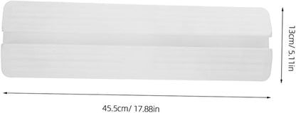 Yardwe 2Pcs Anti-Kick Pedal for Baby Gate Height Adjustment Ramp Floor Gap Bridge for Pets Safety Door Fixator White