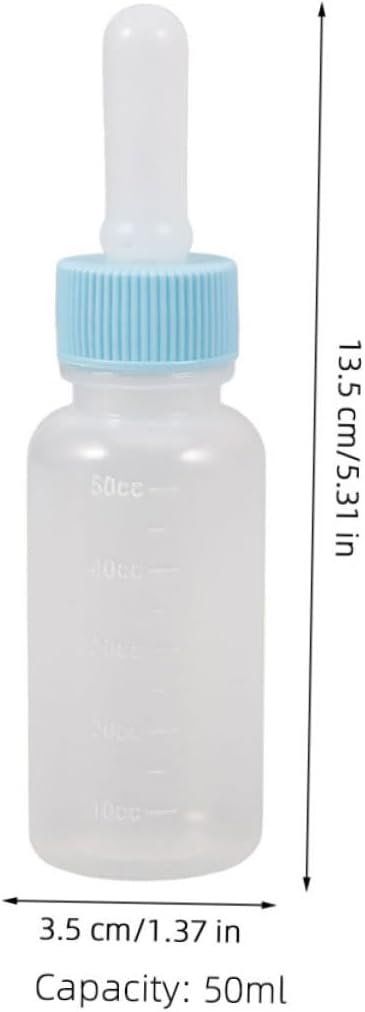 2pcs Puppy Bottle for Nursing Cat Bottle Tube Feeding Kit Goat Milk Feeder for Small Animals