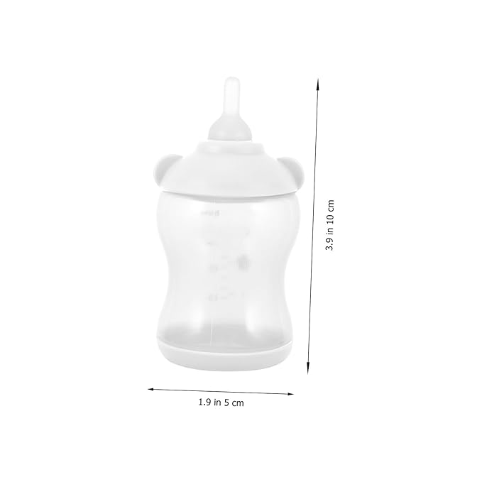 COLLBATH Pet Feeding Bottle Nursing Bottle for Small Pets for Kittens Puppies Newborn Animals Leak Design Easy to Lightweight Portable Milk Feeder