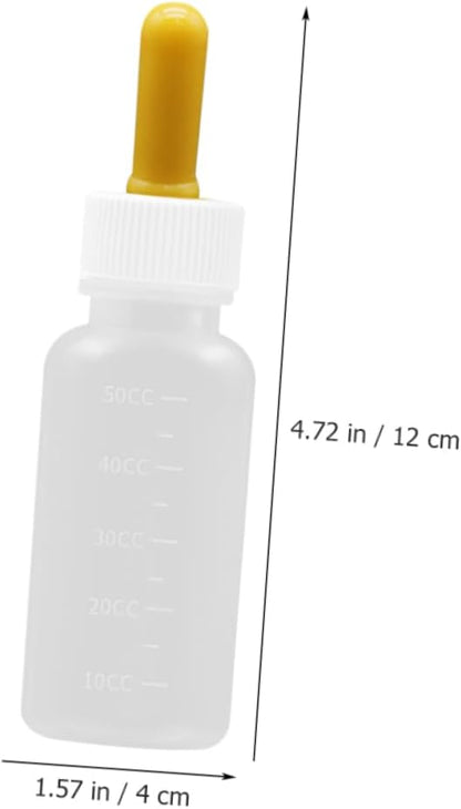 Garneck 3pcs Pet Bottle Small Cat Milk Bottle Reusable Household Pet Nurser Suitable for Newborn Small Animals