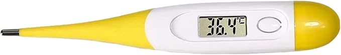 Digital Thermometer for Pets - Soft Head Veterinary Thermometer for Dogs and Cats(Pure)