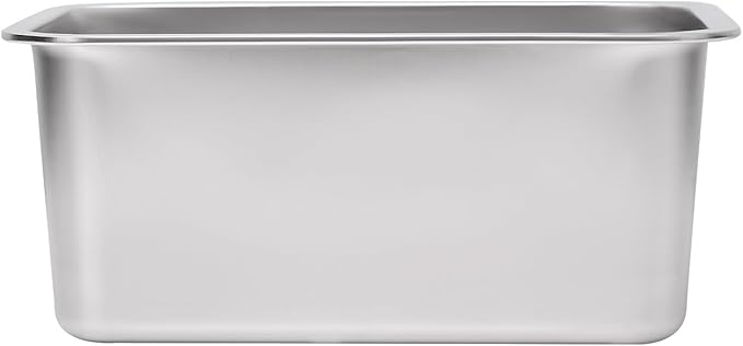 Kichwit 2.5 Gallons Large Dog Bowl Food Grade Stainless Steel Pan, Dishwasher Safe