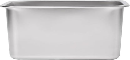 Kichwit 2.5 Gallons Large Dog Bowl Food Grade Stainless Steel Pan, Dishwasher Safe