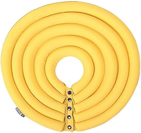 Dog Cone Collar, Inflatable Dog Neck Donut Collar Alternative After Surgery, Soft Protective Recovery Cone for Small Medium Large Dogs and Cats Puppies - Alternative Collar (Ginger,XXL)