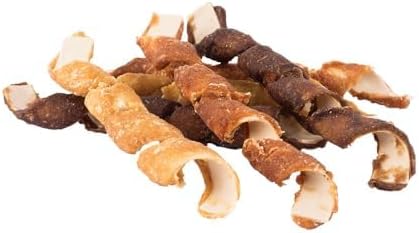 DreamBone Spirals Variety Pack, No-Rawhide Chews for Dogs, 18 Spiral Chews
