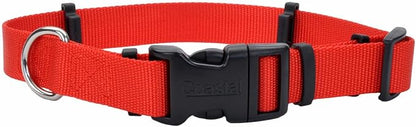 Coastal Pet SecureAway Collar Protector for Flea Collars - Adjustable pet Accessory - Protective Flea Collar for Dogs & Puppy - Red, 5/8" x 10-14"