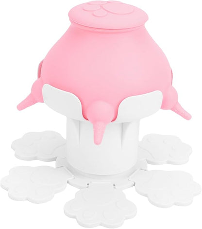 Haofy Leakproof Puppy and Kitten Milk Feeder Bottle with Detachable Silicone Nipple for Newborn Pets, Suction Cup Included