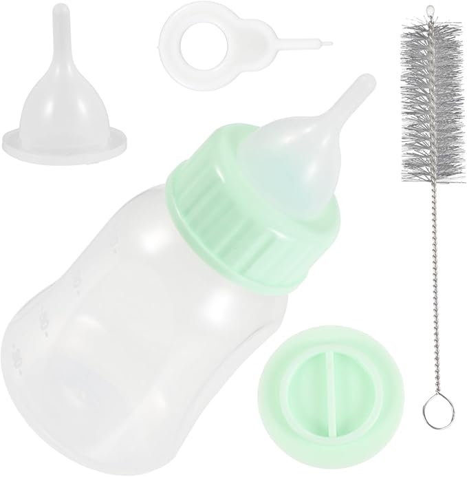 Small Pet Feeding Bottles Pet Nurser Soft Nipple Kitten Milk Feeder for Dog Supplies