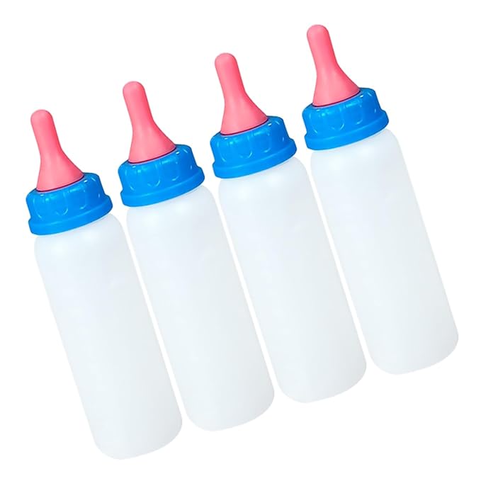 YARNOW 4pcs Piggy Bottles for Newborns Newborn Bottles Feeding Kits for Lamb Milk Pet Feeding for Kitten Bunny Milk Piglet