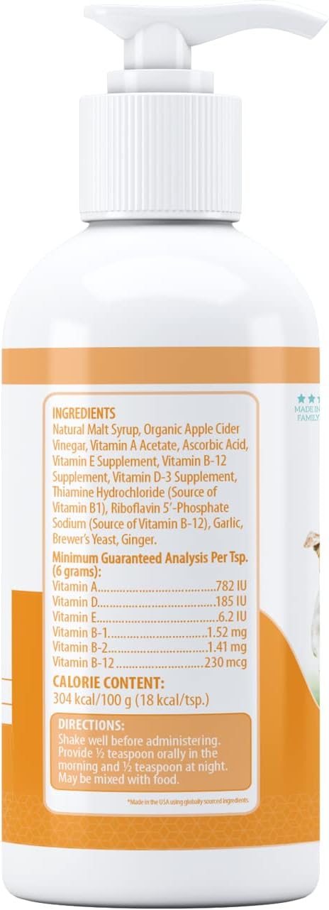 Health Extension Stress Relief Supplement for Dogs, 4oz - Appetite & Energy Boost, Prevents Hypoglycemia, Enriched with Vitamin B