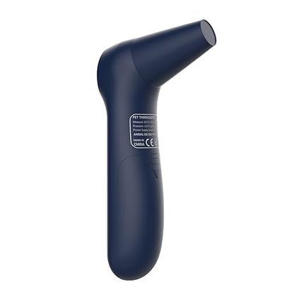 Dog Ear Temperature Monitor, Long Probe for Pets Ear Canal Only, Measure Dog Temperature in 1 Second, Voice On/Off Switchable, C/F Switchable (Blue)
