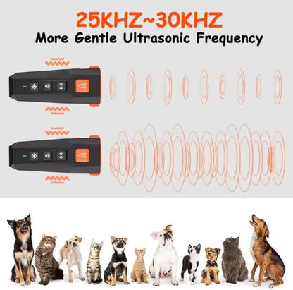 Marjina Dog Bark Deterrent Device – Most Powerful Anti Barking Device for Dogs, Indoor Bark Stopper, Dog Whistle to Stop Barking, Humane Dog Training Tool (Rechargeable)