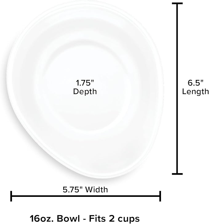WeatherTech Extra Single Bowl - 16 oz, BPA-Free Plastic (81P16BOWL)