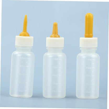 SUPVOX 3pcs Pet Milk Bottle Set Kitten Puppy Feeding Bottles Sturdy Break for Newborn Household Animals