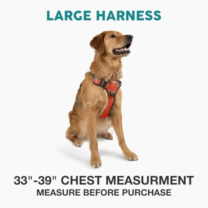 Embark Adventure No-Pull Dog Harness for Large Dogs – Reflective, Military-Grade Nylon, Front Clip Design, Gel-Lined Control Handle