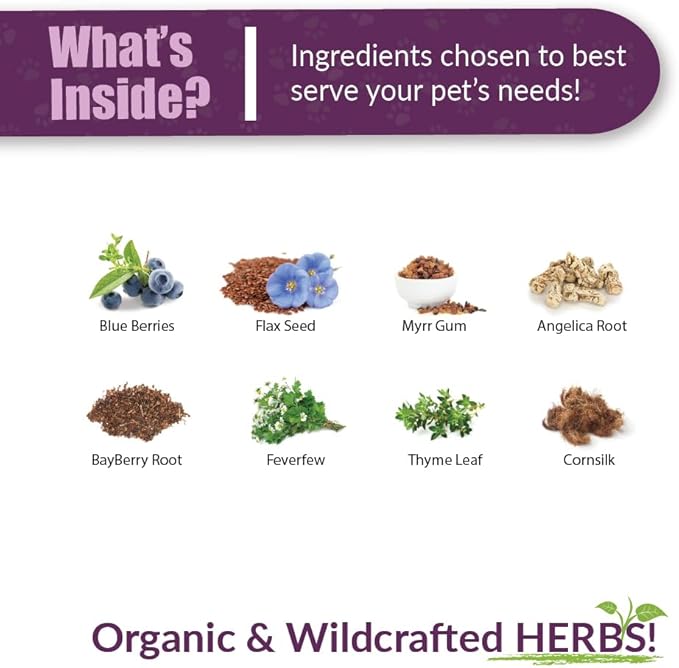 Amber NaturalZ Pet C&C Herbal Supplement for Dogs, Cats, Birds, Guinea Pigs, and Rabbits | Pet Herbal Supplement for Healthy Sinus | 4 Fluid Ounce Glass Bottle |Manufactured in The USA