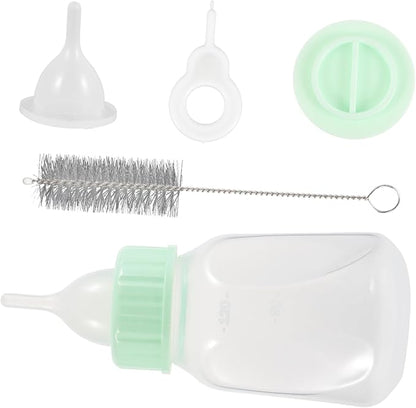 Pet Nursing Bottle Set Squeeze Milk Bottle for Puppies and Kittens Durable and Lightweight Feeding Safe Design for Small Pets