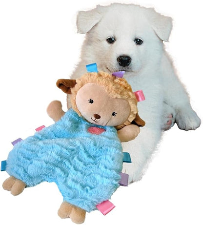 SPOT Soothers- Tabbie Lambie Dog Toy-Separation Anxiety Toys for Dogs, Stuffing Free, Scented with Calming Lavender Fragrance Beads to Safely Calm and Relax Dogs and Puppies, 8in