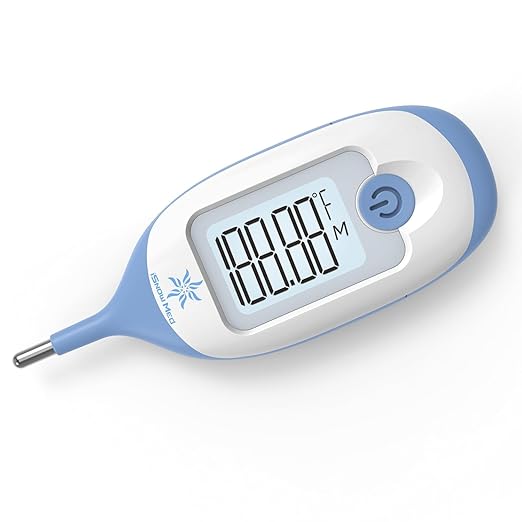 Pet Digital Thermometer Measure in 10s, Pet Rectal Thermometer, Contain 30 pcs Thermometer Covers
